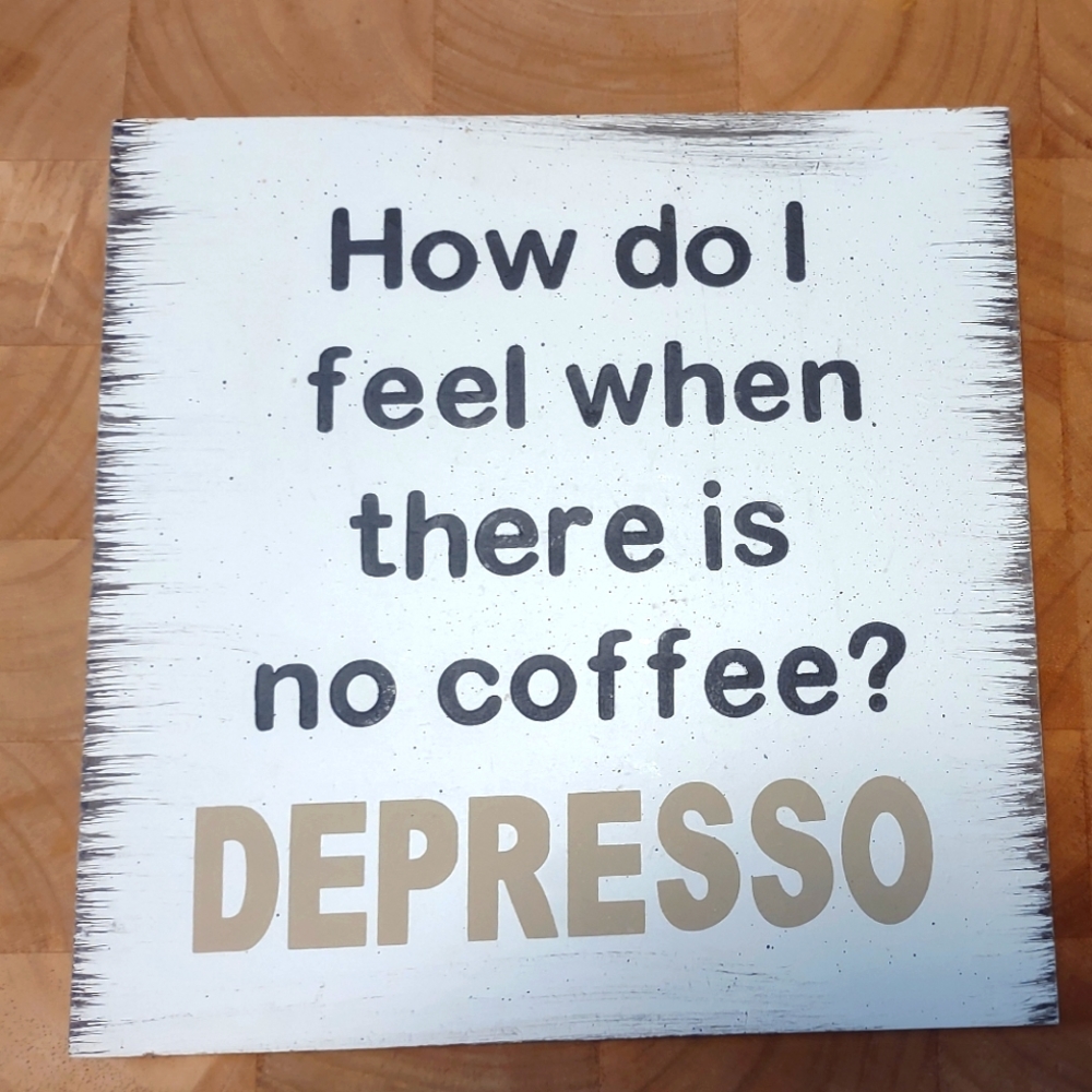 EUC Coffee sign for your beverage station!